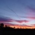 The dusk sky, from Exeter Bible Church.