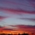 The dusk sky, from Exeter Bible Church.