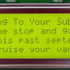 The 4x40 character LCD screen up close.