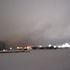 A bright snowy night