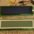Some photos of a blue LCD.