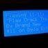 Some photos of a blue LCD.