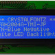Some photos of a blue LCD.
