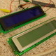 Some photos of a blue LCD.