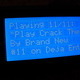 Some photos of a blue LCD.