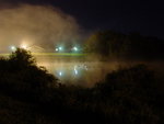 Ducks and Fog on K-Milk Pond