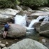 Big Creek Trail hike to Mouse Creek Falls in North Carolina
