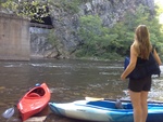 Kayaking the Lehigh River from Glen Onoko to Jim Thorpe